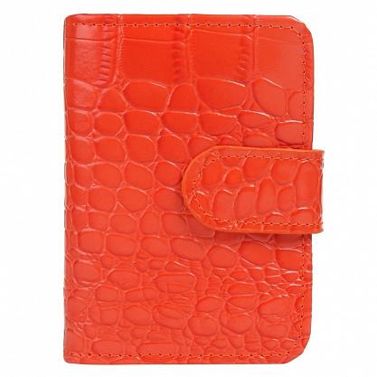 K-C-P01-58 оранжевая визитница женская (кожа) Jane's Story