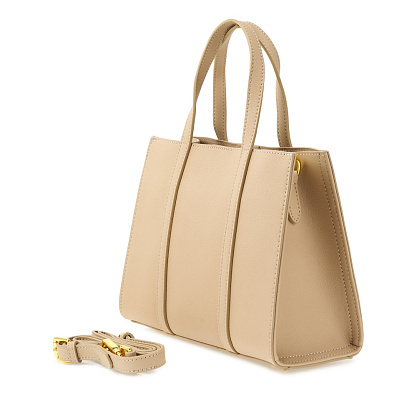 JS-KS-9936-1-61 бежевая сумка женская (кожа) Jane's Story