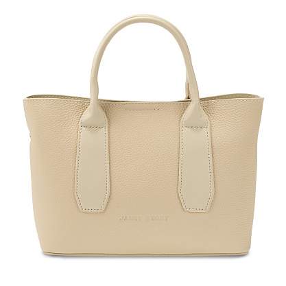 JS-KS-9238-61 бежевая сумка женская (кожа) Jane's Story