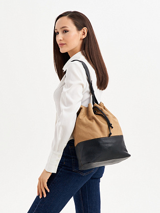 JS-8907-61 бежевая сумка женская Jane's Story