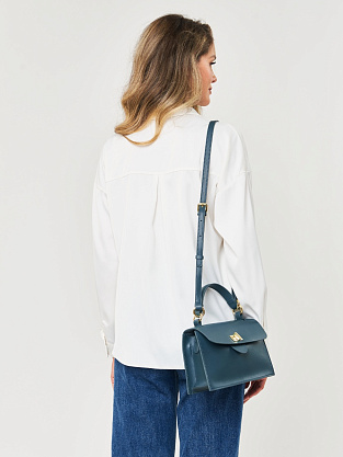 JS-9082-65 зеленая сумка женская (кожа) Jane's Story