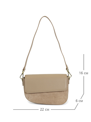 JS-98224-61 бежевая сумка женская (кожа) Jane's Story