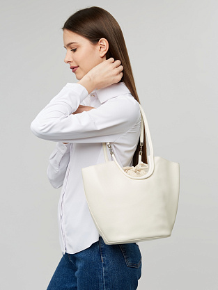 JS-L99040-62 белая сумка женская Jane's Story