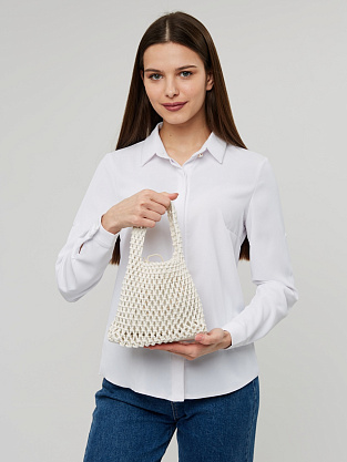 JS-878-62 белая сумка женская Jane's Story