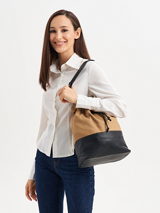 JS-8907-61 бежевая сумка женская Jane's Story