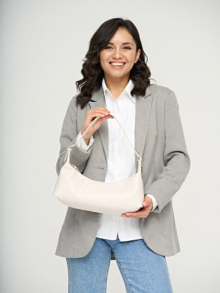 JS-180112-76 слоновая кость сумка женская (кожа) Jane's Story