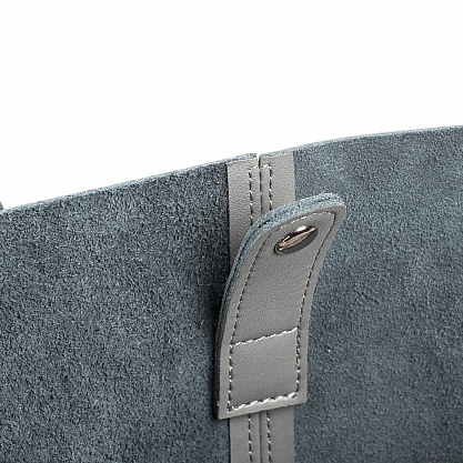 OL-88705-77 серая сумка женская (кожа) Jane's Story