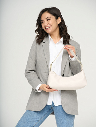 JS-180112-76 слоновая кость сумка женская (кожа) Jane's Story