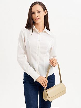 JS-9617-61 бежевая сумка женская (кожа) Jane's Story