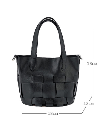 JS-2775-04 черная сумка женская Jane's Story