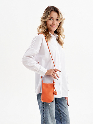 JS-1033-58 оранжевая сумка женская Jane's Story