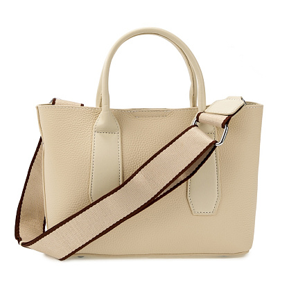 JS-KS-9238-61 бежевая сумка женская (кожа) Jane's Story